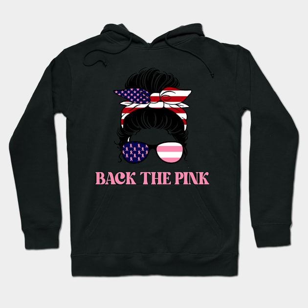 Back the pink breast cancer awareness women and men Hoodie by Novelty-art